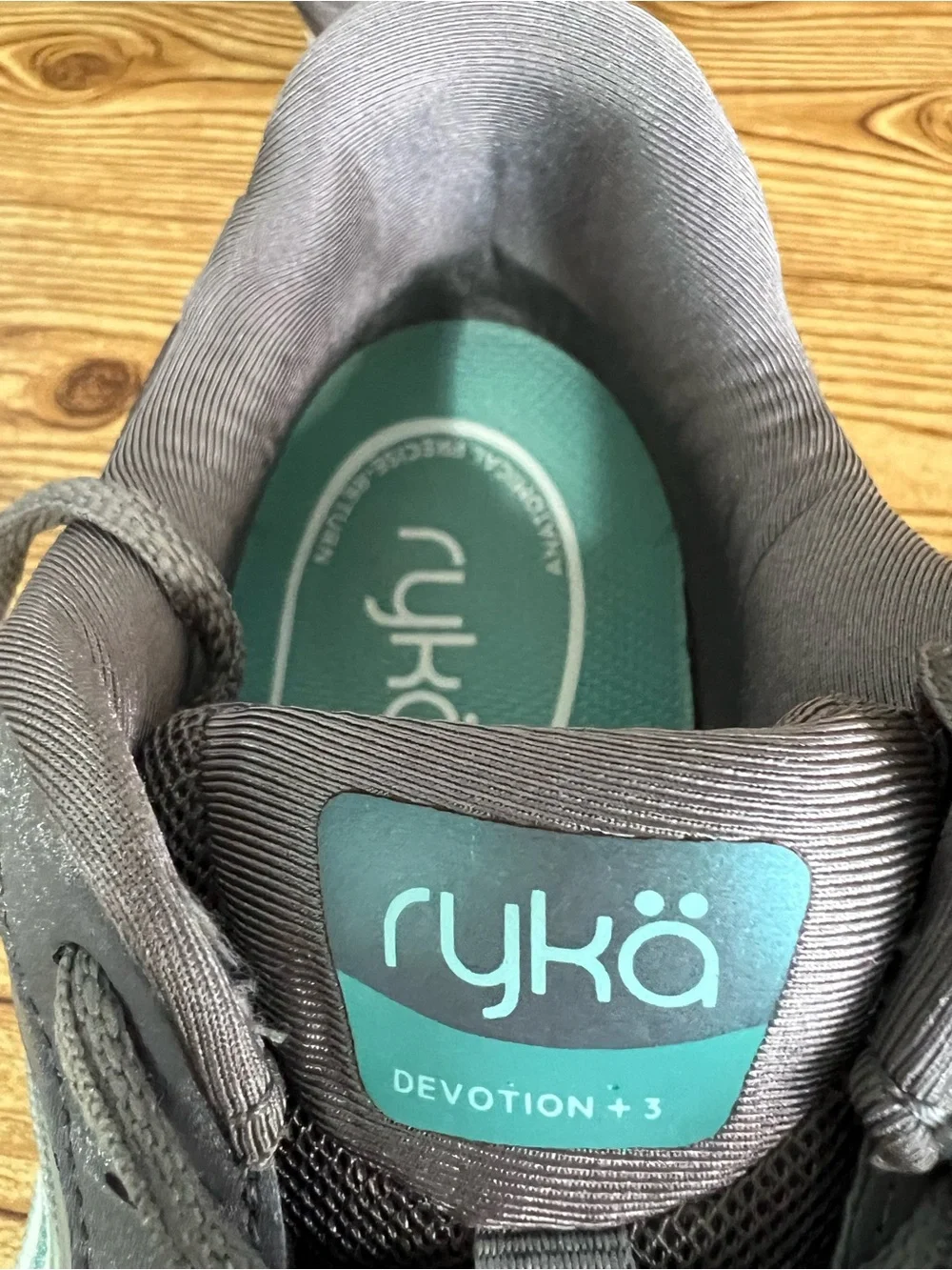 Ryka Devotion Plus 3 Women's 8M Gray Blue QT Grey Mesh Fitness Walking Shoe